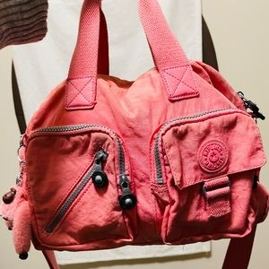 Kipling Defea hand bag in pink